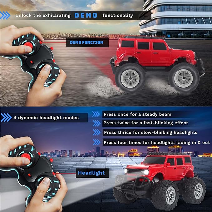 Khelokoodo® Off-Road RC Monster Truck